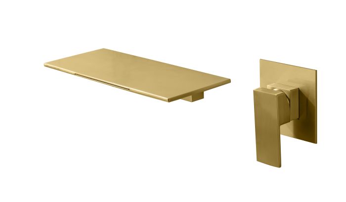 Wall Mounted Waterfall Faucets for Bathroom Sinks