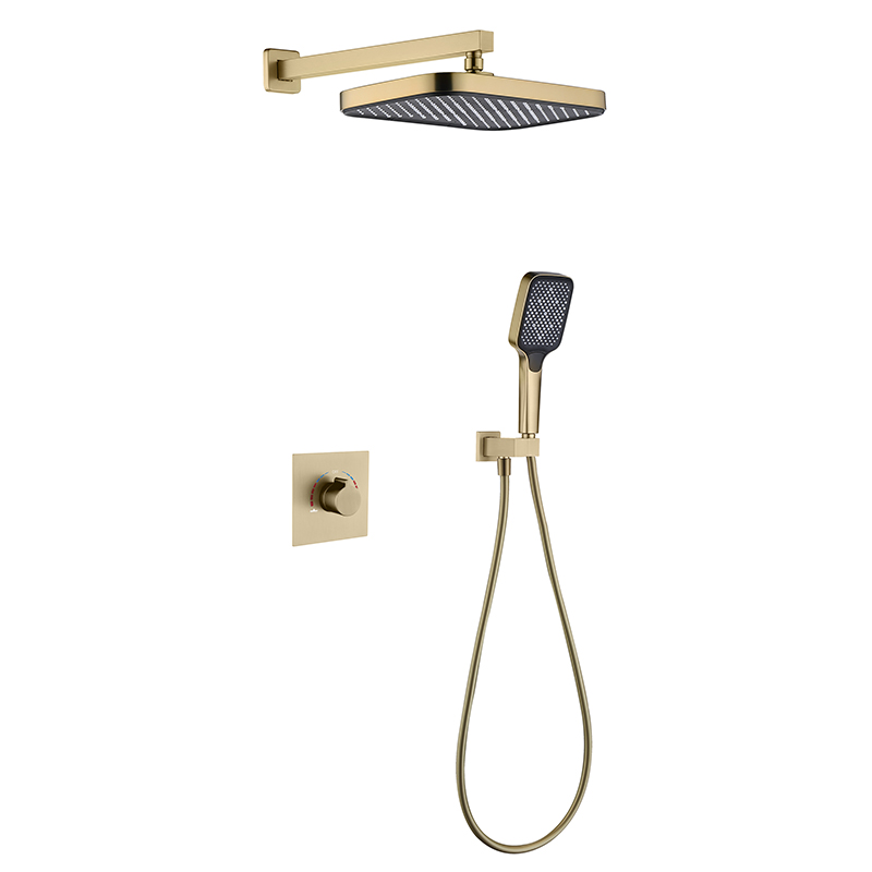 Concealed Shower Set Black