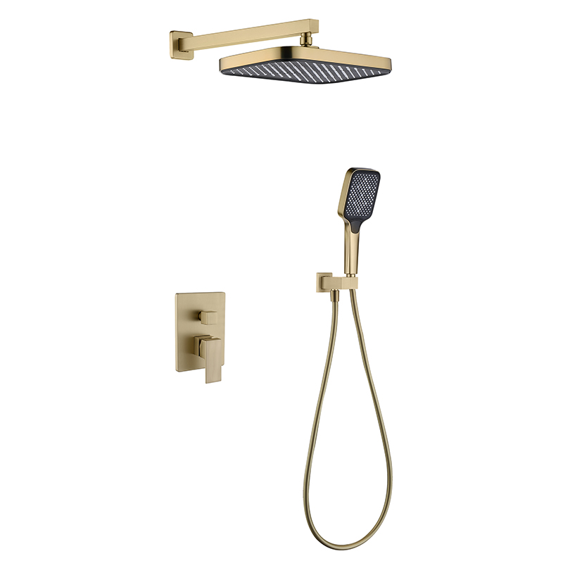 Black Concealed Shower Set