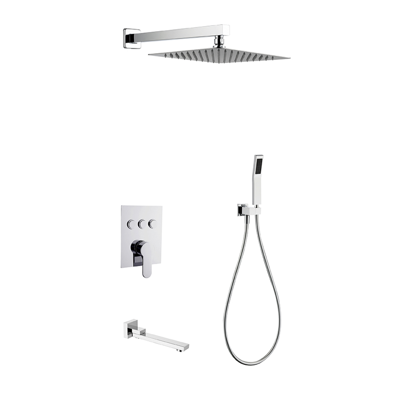 Concealed Thermostatic Shower Valve 3 Way Diverter