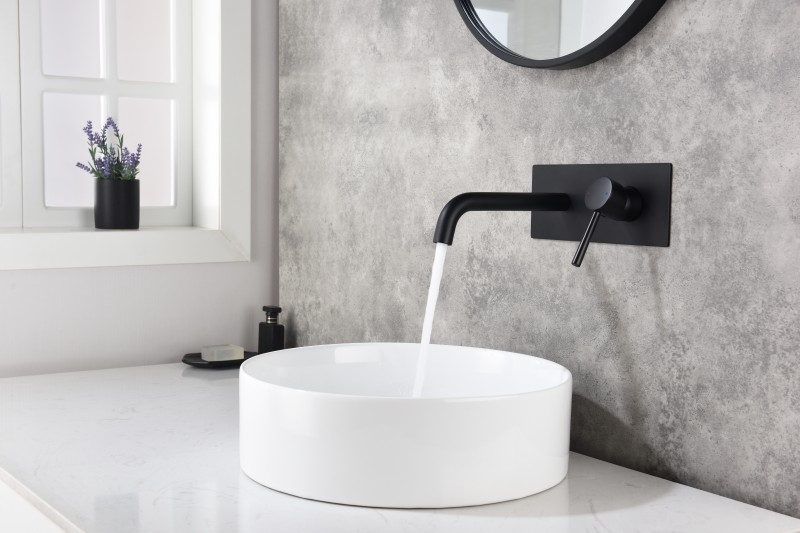 Wall Mount Bathroom Sink Faucet