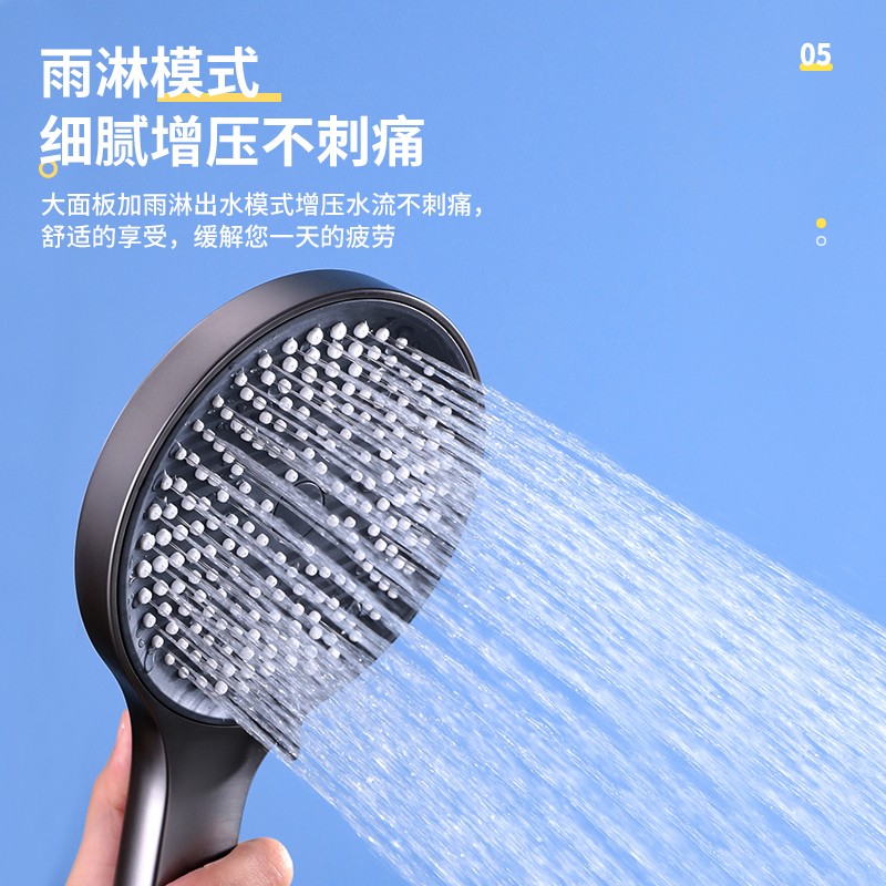 Gold Concealed Shower Set