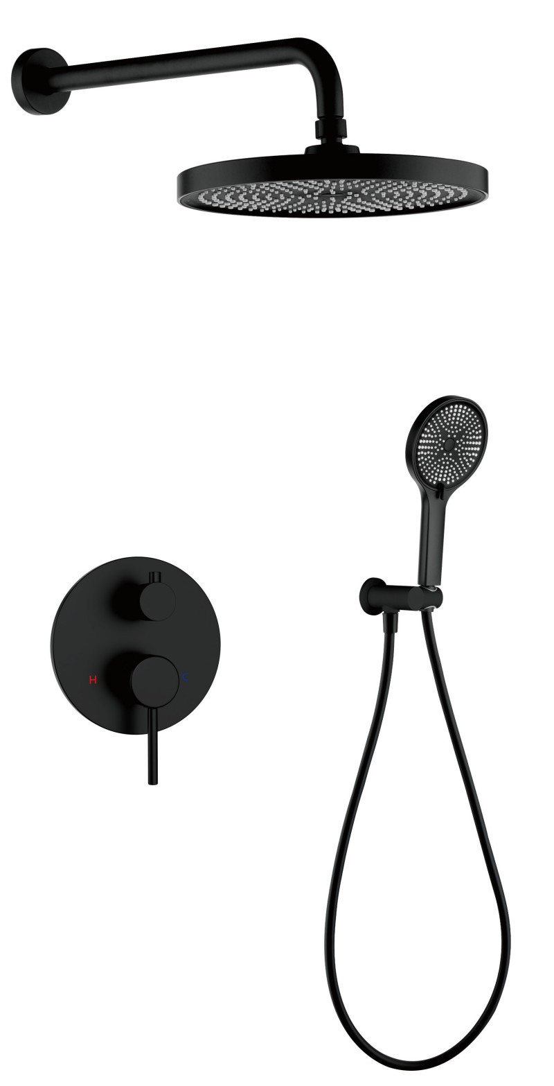 Gold Concealed Shower Set