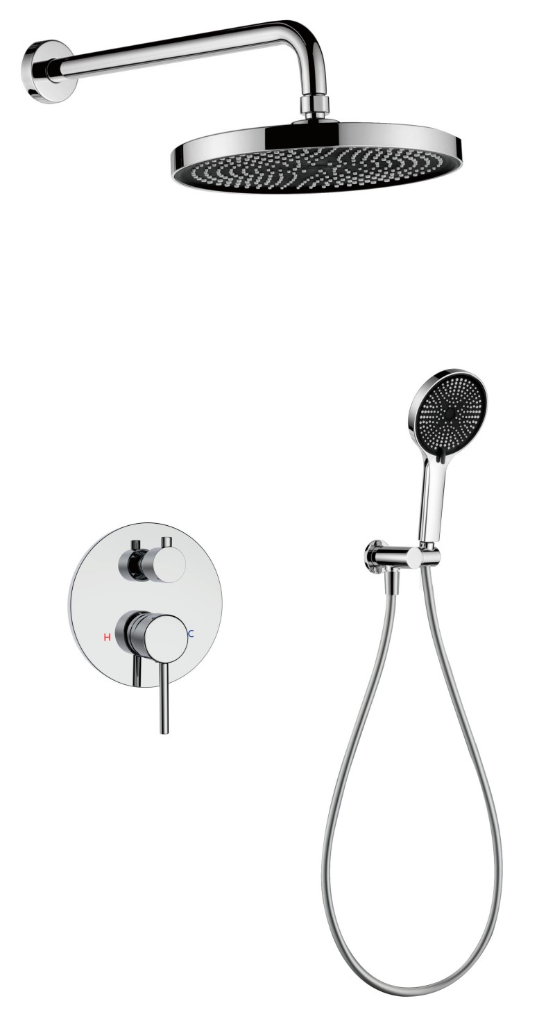 Gold Concealed Shower Set