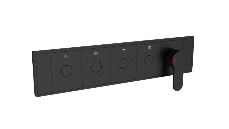 Wall Mounted Rain Shower System