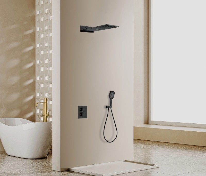 Shower Head Mixer Set