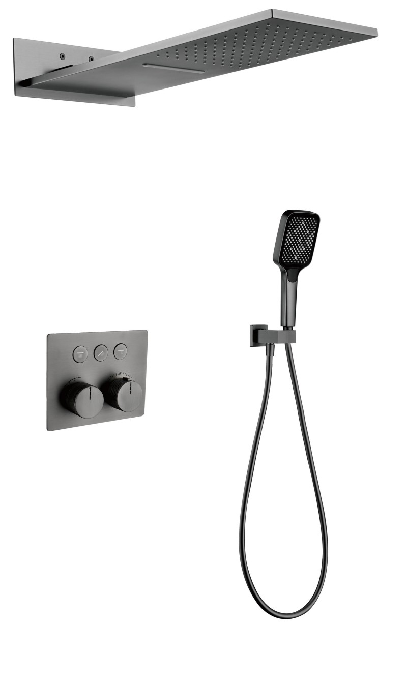 Bath Shower Mixer Set for Square Taps