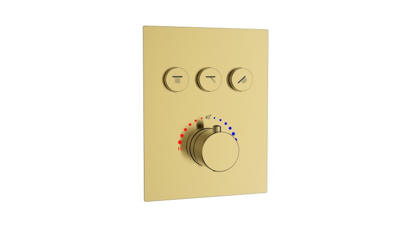 Gravity Fed Thermostatic Mixer Shower