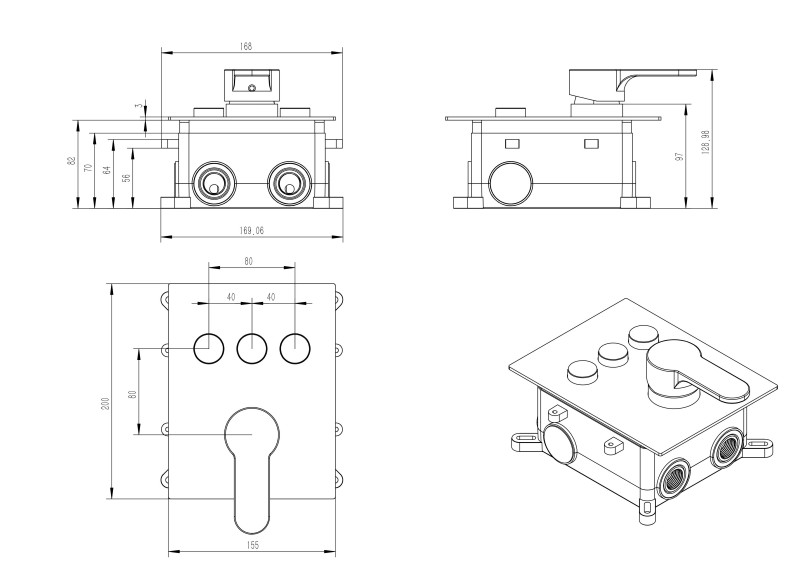 Shower Balance Valve