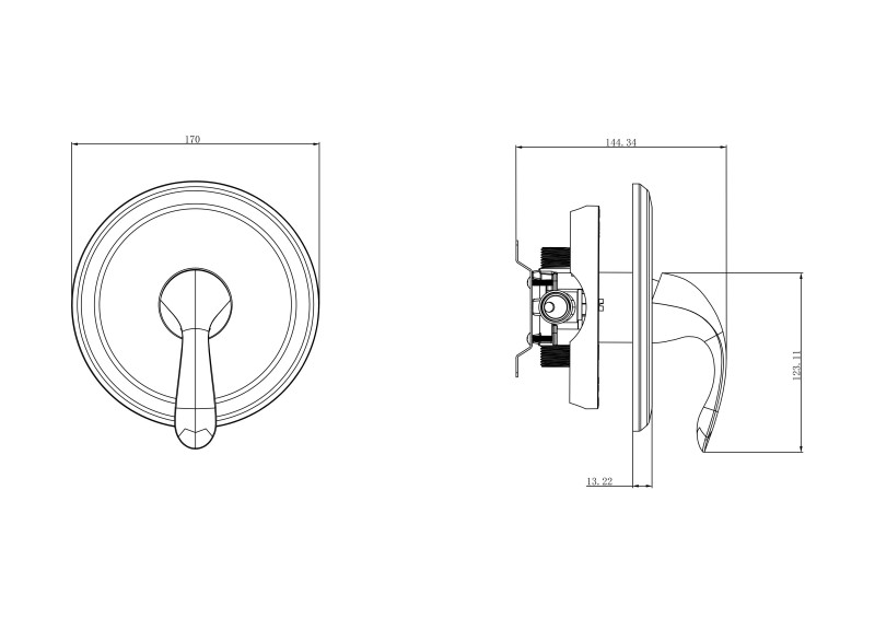 Shower Faucet Pressure Balance